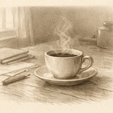 Der morgendliche Gedankenschub Kaffee darf nicht fehlen