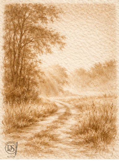 Einsamkeit Feldweg nach Irgendwo