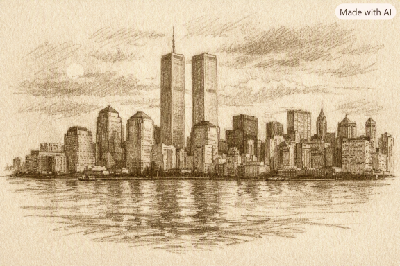 Twins World-Trade-Center vor dem 11.09.